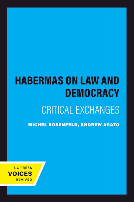 Book cover image for Habermas on Law and Democracy ISBN: 9780520204669